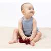 Sunsuit, Solid Muslin Blue Blizzard - Rompers - 2