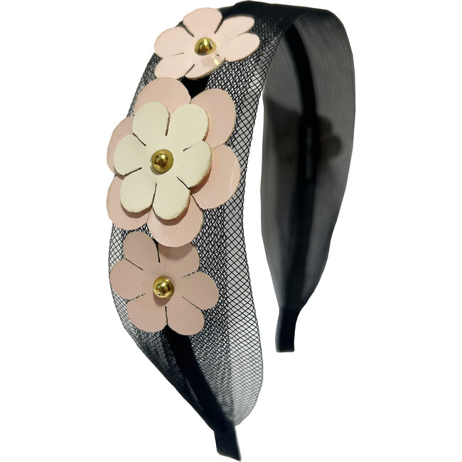 Sharon Headband, Pink & White