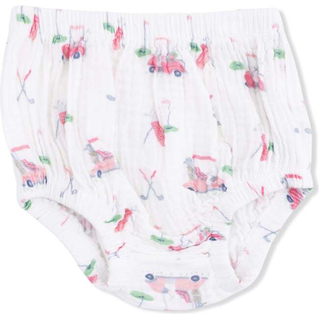 Smocked Top with Bloomer, Baby Golf Carts Pink