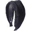 Monica Headband, Black - Headbands - 1 - thumbnail