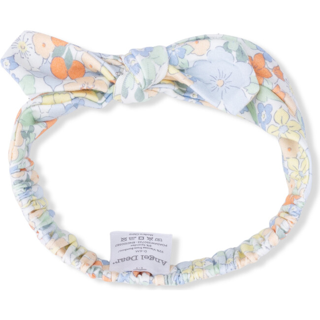 2 Way Ruffle Back Zipper Footie & Headband Set, Georgia Floral