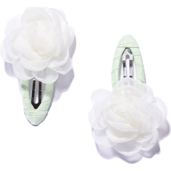 Delilah Hairclip, White