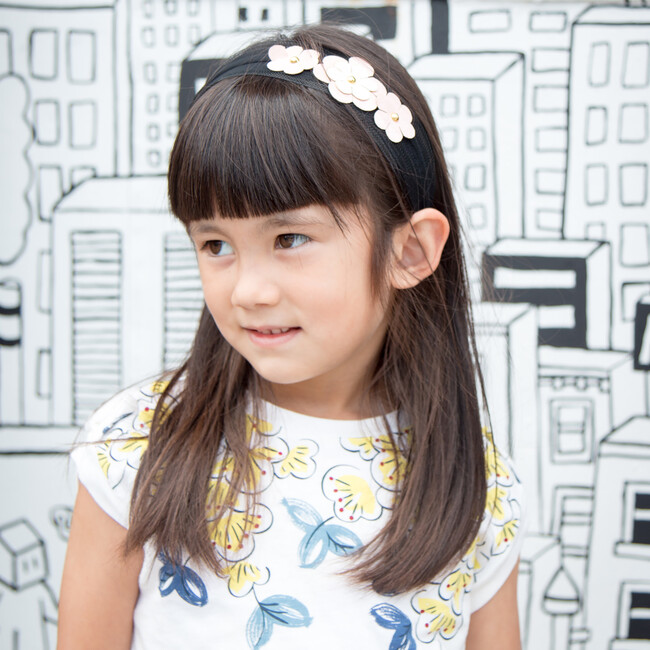 Sharon Headband, Pink & White