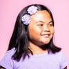 Delilah Hairclip, Purple - Hair Accessories - 2 - thumbnail