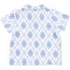 Polo with Casual Short, Blue Argyle - Mixed Apparel Set - 3