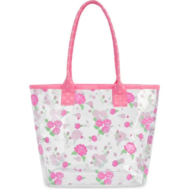 Pretty in Pink Clear Tote Bag