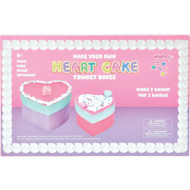 Make Your Own Heart Cakes Trinket Boxes