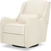 Devon Recliner and Swivel Glider in Performance Ivory Eco-Basketweave - Nursery Chairs - 1 - thumbnail