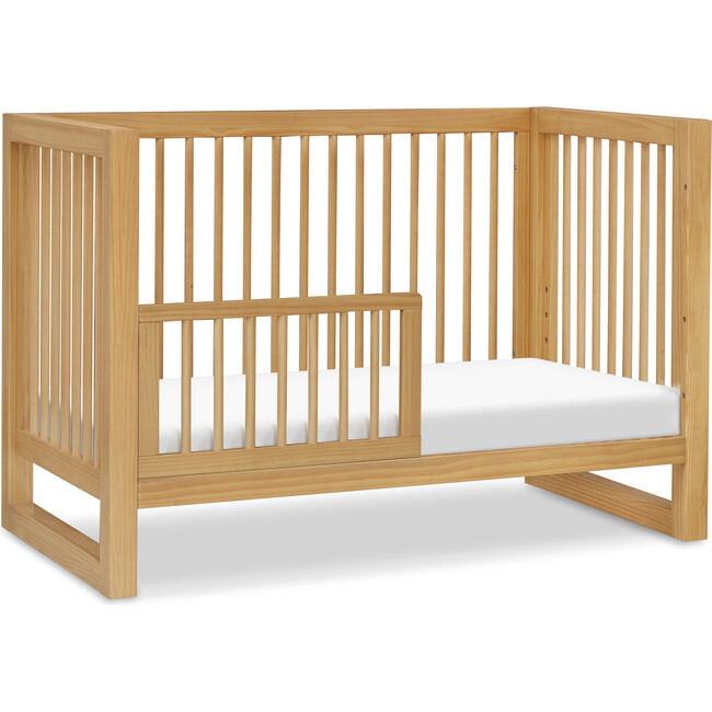 Nantucket 3-in-1 Convertible Crib with Toddler Bed Conversion Kit, Honey