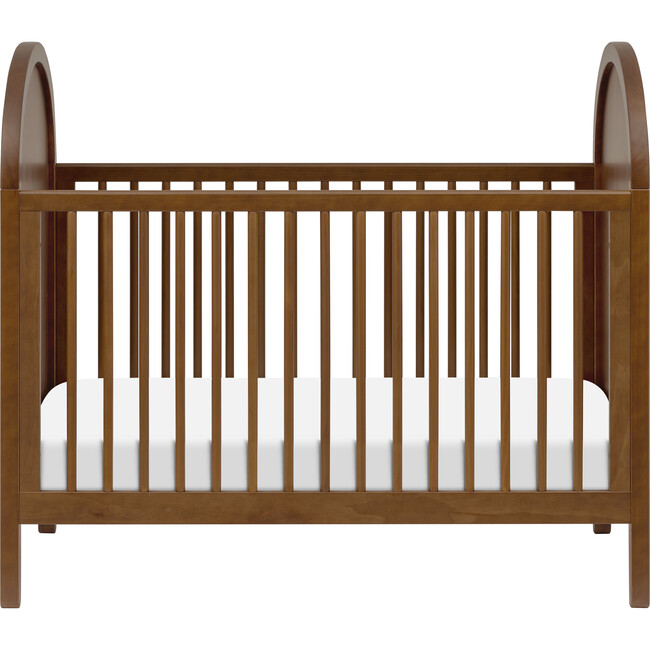 Bondi Cane 3-in-1 Convertible Crib in Natural Walnut with Natural Cane