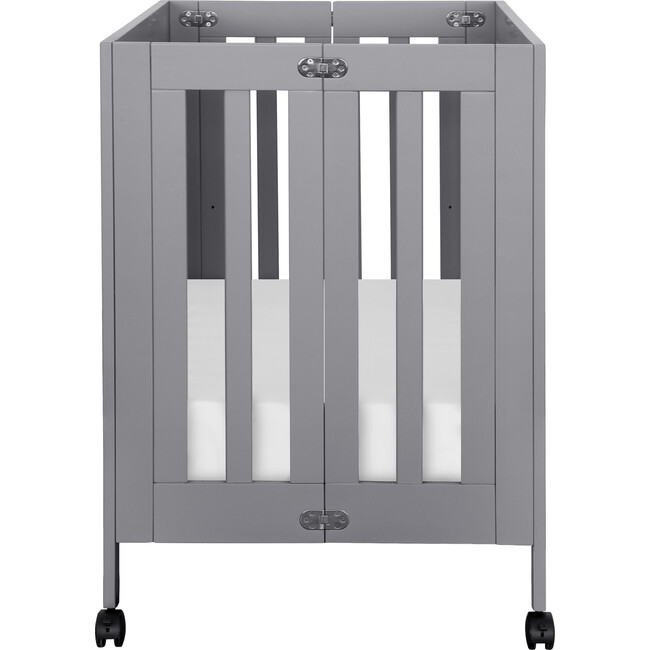 Origami Mini Crib, Grey - Cribs - 4