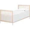 Gelato 4-in-1 Convertible Mini Crib and Twin bed, Washed Natural/White - Cribs - 5 - thumbnail