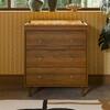 Lolly 3-Drawer Changer Dresser With Removable Changing Tray, Natural Walnut - Dressers - 8