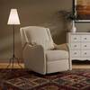 Devon Recliner and Swivel Glider in Performance Ivory Eco-Basketweave - Nursery Chairs - 10 - thumbnail
