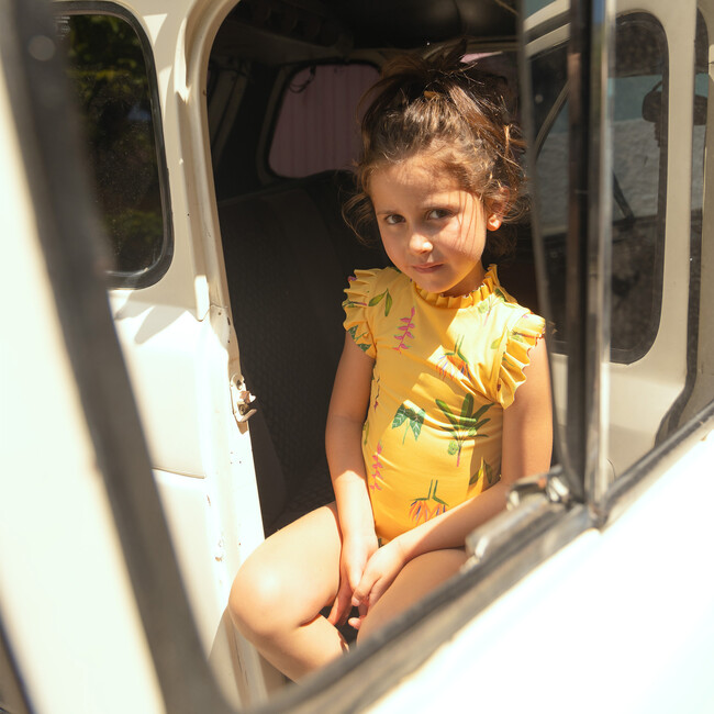 Plantulas Amarillo Alisson One Piece Swimsuit, Yellow