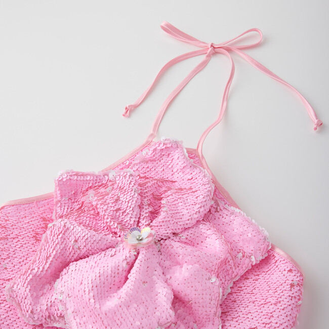 Valery Sequin Mini Dress, Pink - Dresses - 3