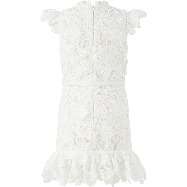 Lucinda Embroidered Mini Dress, Ivory