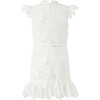 Lucinda Embroidered Mini Dress, Ivory - Dresses - 2