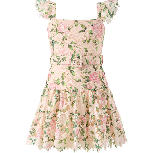 Leonora Embroidered Mini Dress, Floral