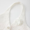 Lucinda Embroidered Vest, Ivory - Vests - 3