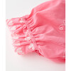 Selena Cotton Embroidered Romper, Candy - Rompers - 4