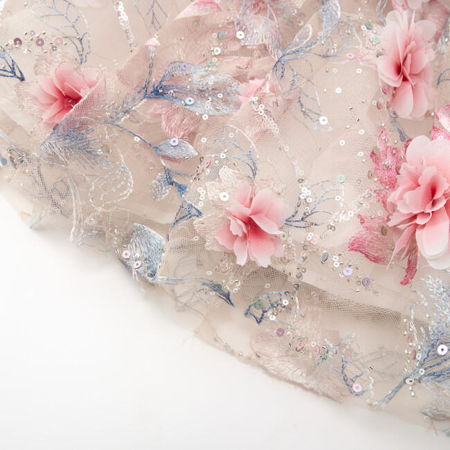 Rosalia Embroidered Mini Dress, Floral - Dresses - 6