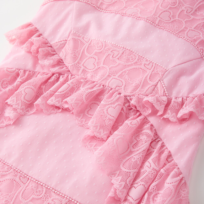 Lucy Frill Mini Dress, Lilac - Dresses - 5