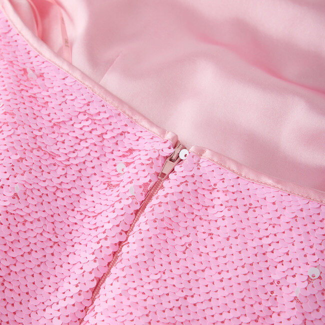 Valery Sequin Mini Dress, Pink - Dresses - 7