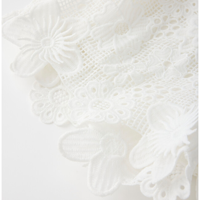 Lucinda Embroidered Shorts, Ivory - Shorts - 4