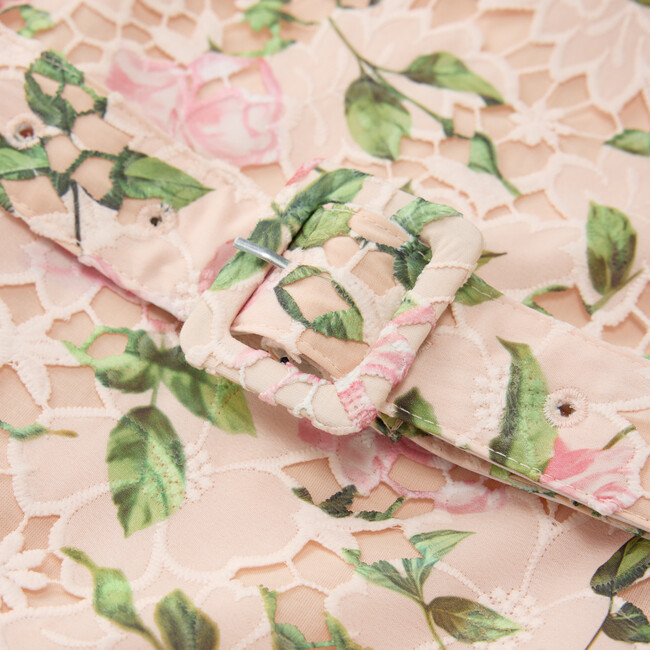 Leonora Embroidered Mini Dress, Floral - Dresses - 5