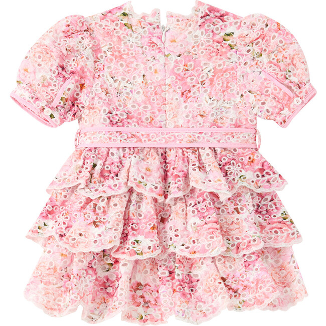 Julietta Cotton Embroidered Mini Dress (Baby), Floral