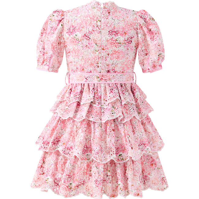 Julietta Cotton Embroidered Mini Dress, Floral