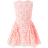 Holly Cotton Embroidered Mini Dress, Coral - Dresses - 1 - thumbnail