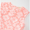 Holly Cotton Embroidered Mini Dress, Coral - Dresses - 3