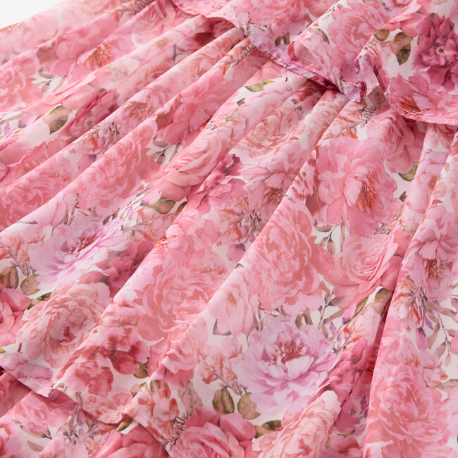 Julietta Frill Maxi Dress, Floral - Dresses - 5