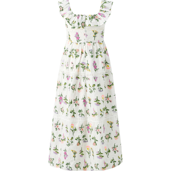 Emely Frill Embroidered Maxi Dress, Floral