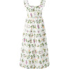 Emely Frill Embroidered Maxi Dress, Floral - Dresses - 1 - thumbnail
