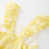 Kaia Lace Embroidered Maxi Dress, Lemon - Dresses - 7