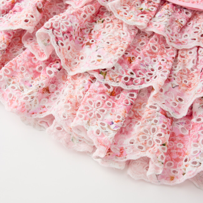Julietta Cotton Embroidered Mini Dress (Baby), Floral - Dresses - 6
