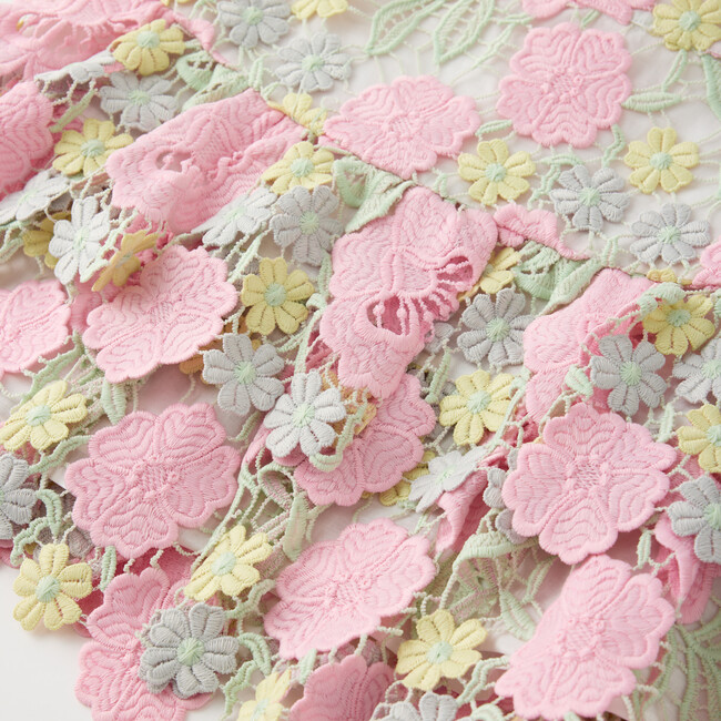 Estella Frill Embroidered Mini Skirt, Floral - Skirts - 4