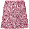 Davina Sequin Mini Skirt, Magenta Rose - Skirts - 1 - thumbnail