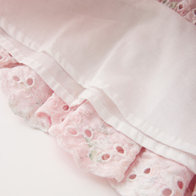 Julietta Cotton Embroidered Mini Dress (Baby), Floral - Dresses - 7