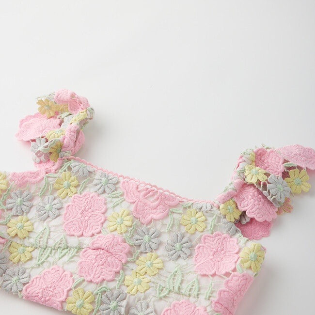 Estella Embroidered Top, Floral - Blouses - 3