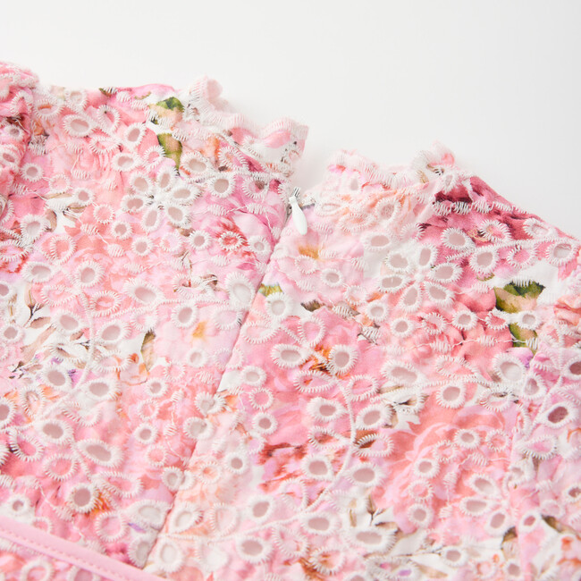 Julietta Cotton Embroidered Mini Dress (Baby), Floral - Dresses - 8