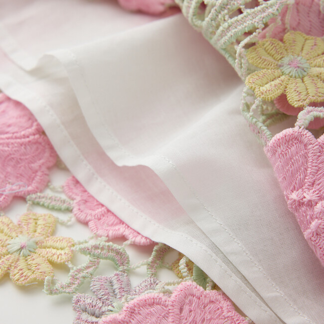 Estella Frill Embroidered Mini Skirt, Floral - Skirts - 7