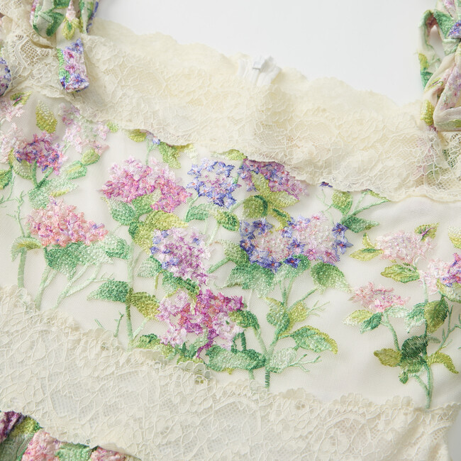 Clementine Embroidered Maxi Dress, Floral - Dresses - 3