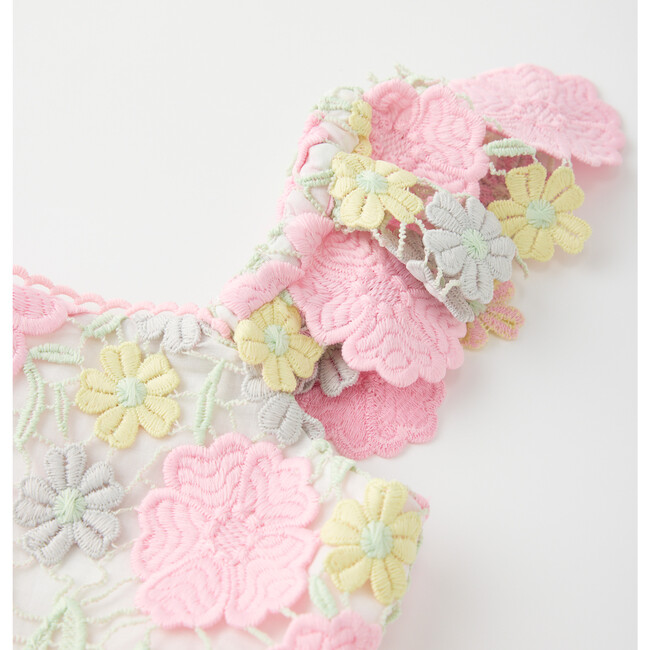 Estella Embroidered Top, Floral - Blouses - 4