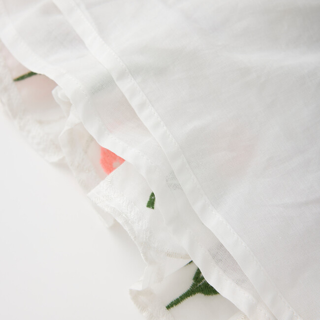 Emely Embroidered Mini Dress, Floral - Dresses - 5