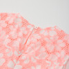 Holly Cotton Embroidered Mini Dress, Coral - Dresses - 8