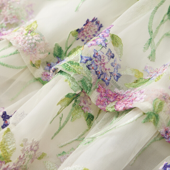 Clementine Embroidered Mini Dress, Floral - Dresses - 7